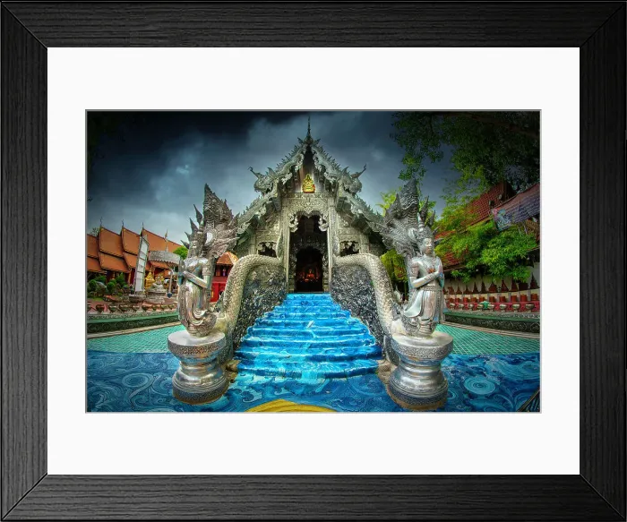 Framed Print : Wat Sri Suphan in Chiang Mai