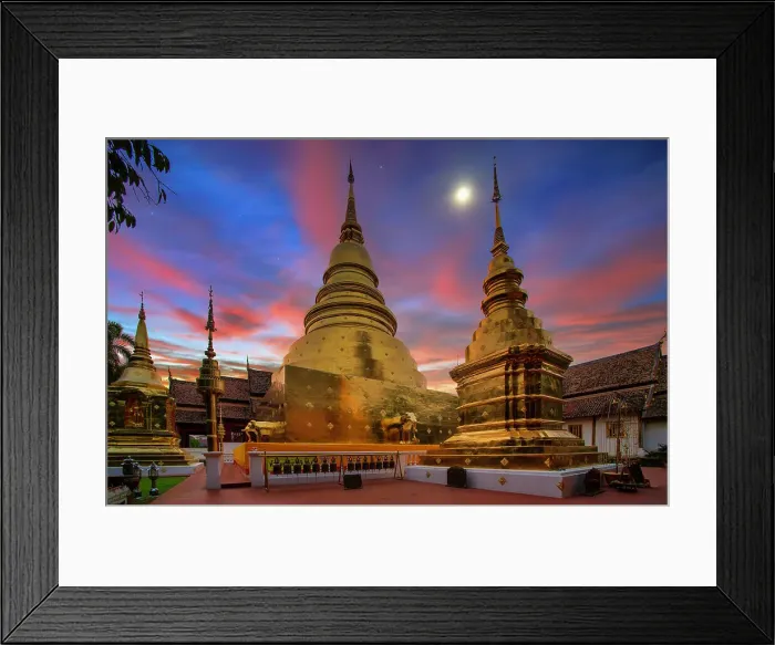 Framed Print : Wat Phra Singh Framed Print : Wat Phra Singh