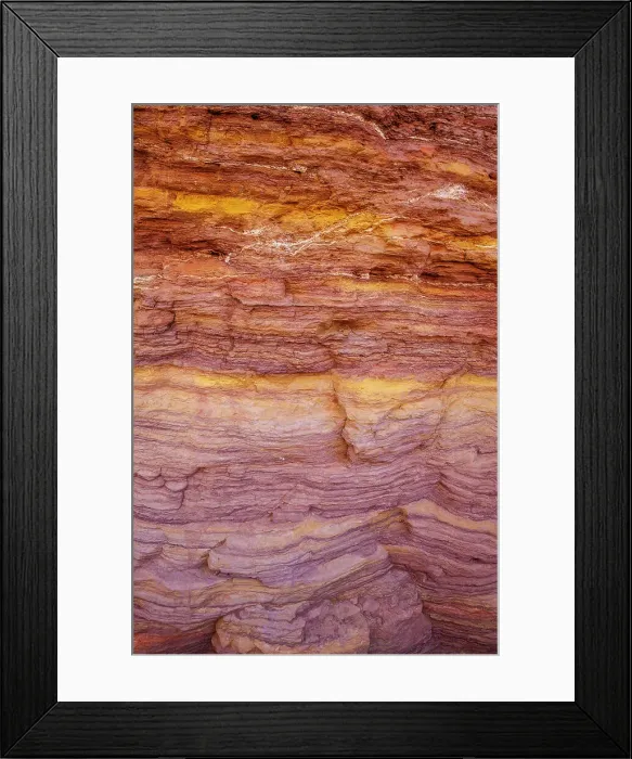 Framed Print : Ochre wall. Flinders Ranges, South Australia