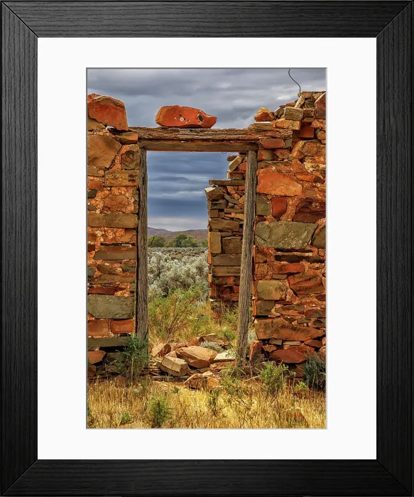 Framed Print : Old ruins. Flinders Ranges, South Australia Framed Print : Old ruins. Flinders Ranges, South Australia