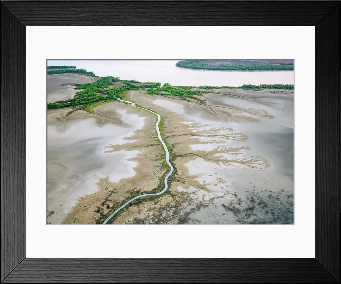 Framed Print : Aerial view of the East Alligator river, Northern Territory, Australia Framed Print : Aerial view of the East Alligator river, Northern Territory, Australia