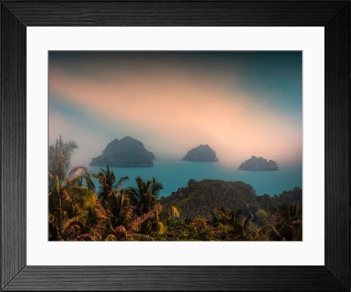 Framed Print : Viewpoint to the ocean and bay of Thailand, Ko Samui, Thailand Framed Print : Viewpoint to the ocean and bay of Thailand, Ko Samui, Thailand