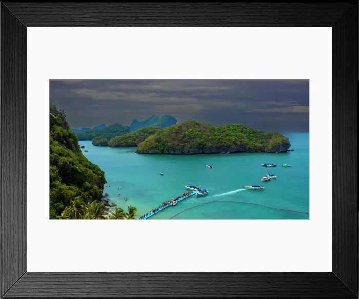 Framed Print : Mu Ko Ang Thong National Marine Park, Ko Samui, Thailand Framed Print : Mu Ko Ang Thong National Marine Park, Ko Samui, Thailand