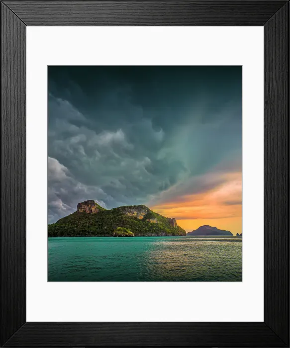 Framed Print : Mu Ko Ang Thong National Marine Park, Ko Samui, Thailand