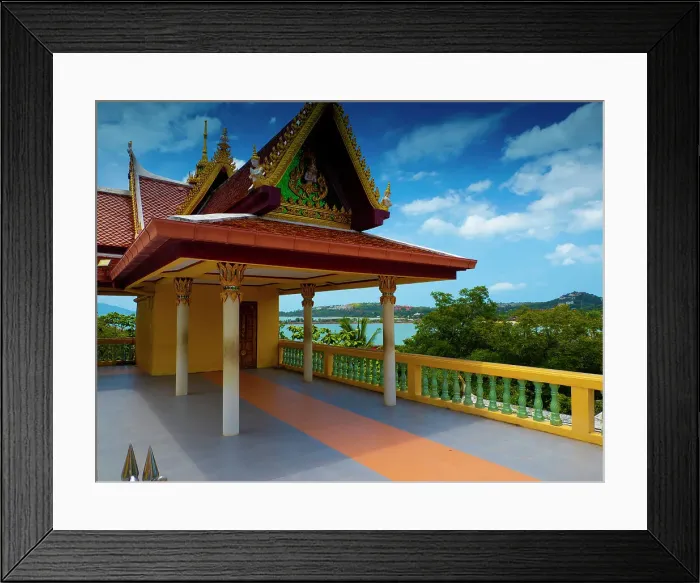Framed Print : Temple Grounds at the Big Buddha, Ko Samui, Thailand Framed Print : Temple Grounds at the Big Buddha, Ko Samui, Thailand
