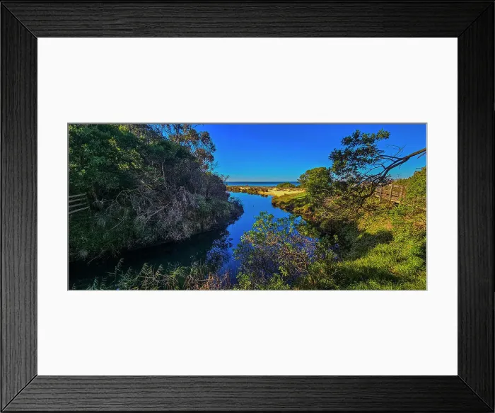 Framed Print : Sunshine on a Winter's day at Point Leo, Westernport Bay, Victoria, Australia