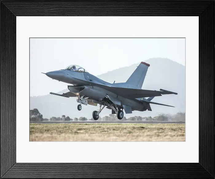 Framed Print : F-16 Fighting Falcon Multi-Role US Air Force Fighter