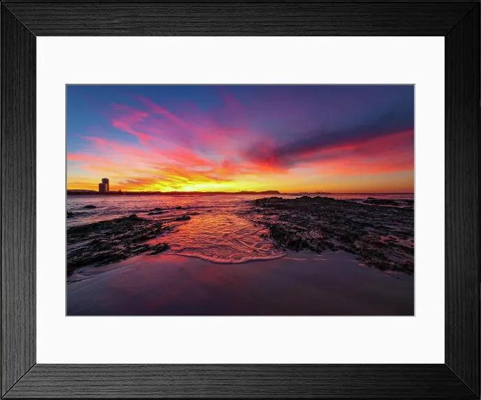 Framed Print : Sunrise at Currumbin