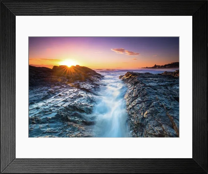 Framed Print : Currumbin Sunrise Framed Print : Currumbin Sunrise