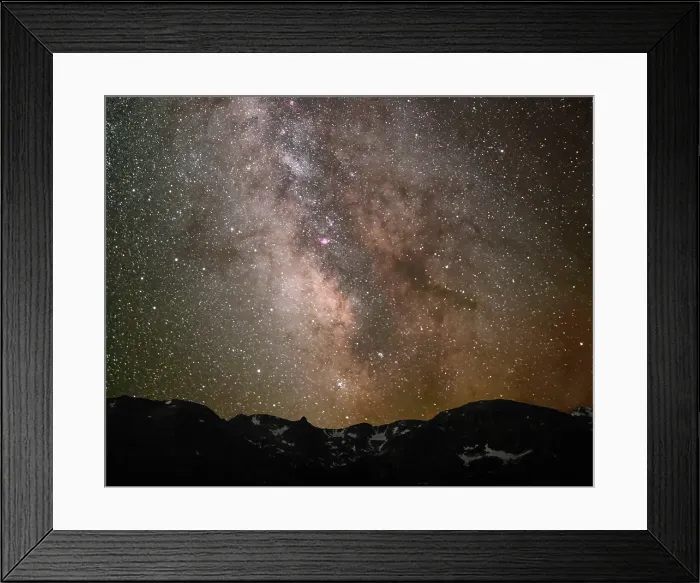 Framed Print : Starlight Over the Rockies
