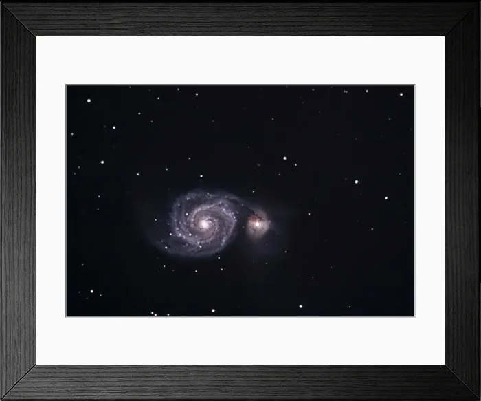 Framed Print : Whirlpool galaxy