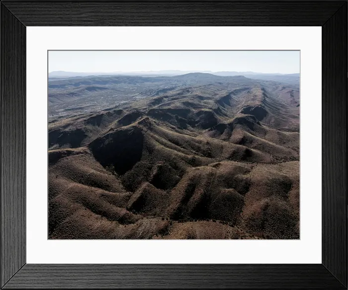 Framed Print : Pilbara. Mountain ridges of Pilbara, Western Australia Framed Print : Pilbara. Mountain ridges of Pilbara, Western Australia