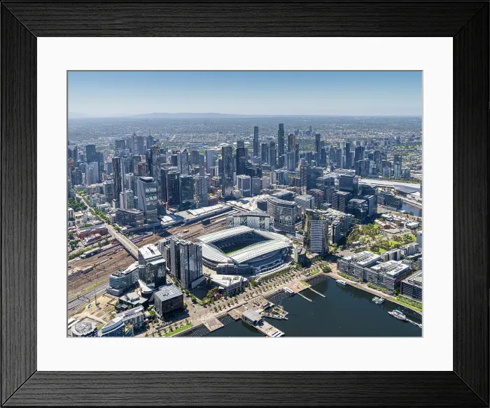 Framed Print : Aerial view of Melbourne Framed Print : Aerial view of Melbourne