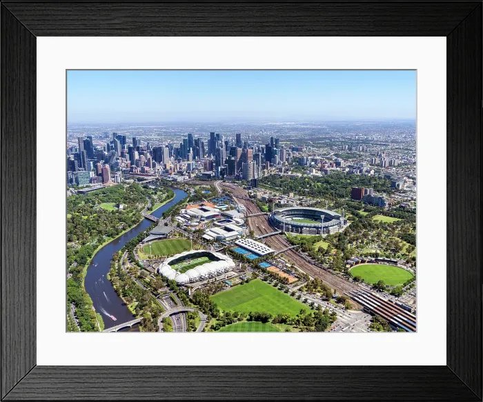 Framed Print : Aerial view of Melbourne Framed Print : Aerial view of Melbourne
