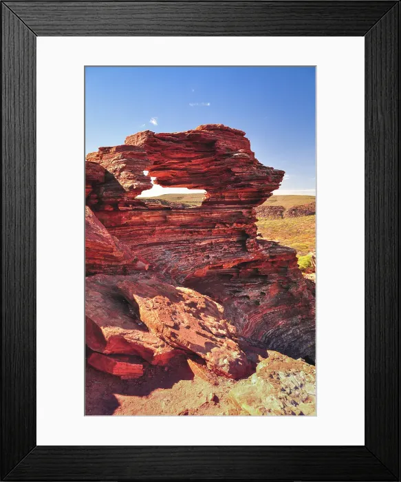 Framed Print : Natures Window in Kalbarri
