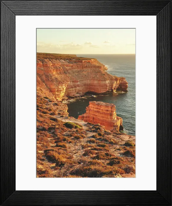 Framed Print : Kalbarri national park ocean view