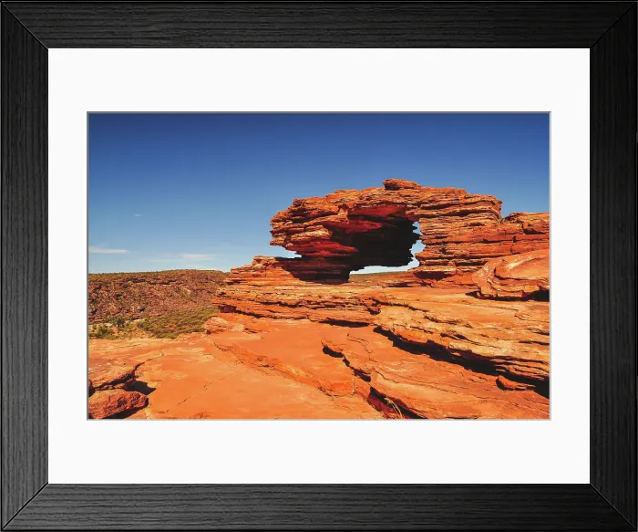 Framed Print : Nature's window in Kalbarri National Park Framed Print : Nature's window in Kalbarri National Park