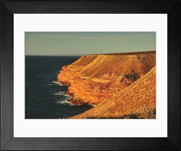 Framed Print : Kalbarri cliffs