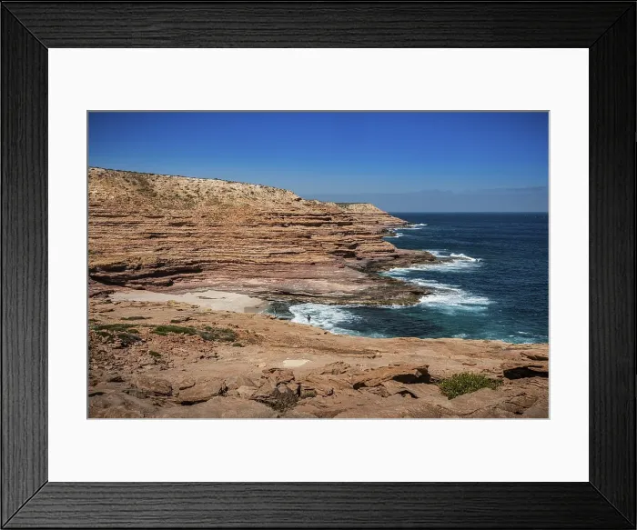 Framed Print : Coastal landscape near Kalbarri, Kalbarri National Park, Western Australia, Australia, Oceania Framed Print : Coastal landscape near Kalbarri, Kalbarri National Park, Western Australia, Australia, Oceania