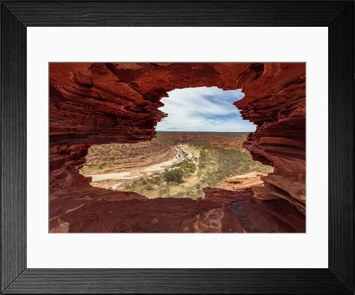 Framed Print : Natures Window Natural Rock Formation - Kalbarri National Park, Western Australia Framed Print : Natures Window Natural Rock Formation - Kalbarri National Park, Western Australia