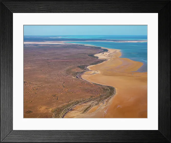 Framed Print : Shark Bay in Western Australia