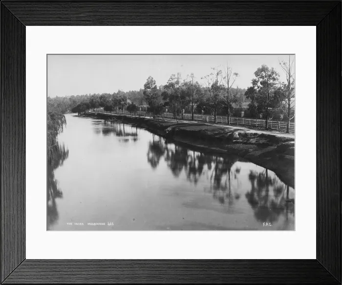 Framed Print : Yarra River Melbourne