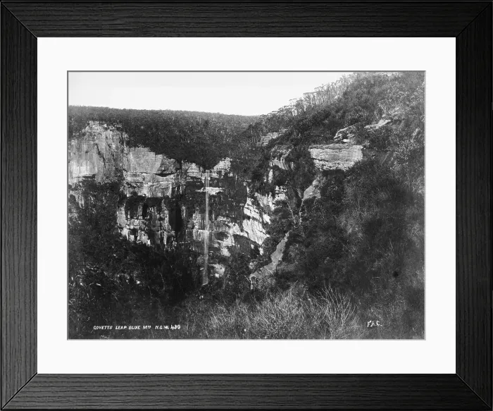Framed Print : Govetts Leap