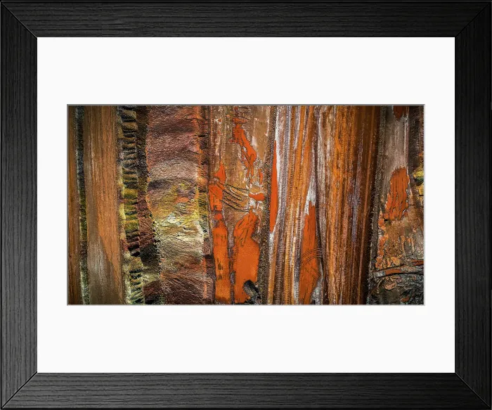 Framed Print : Aerial shot showing awe inspiring rock layers in an iron mine, Australia Framed Print : Aerial shot showing awe inspiring rock layers in an iron mine, Australia