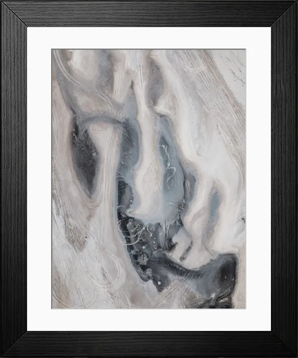 Framed Print : Sand dunes photographed from a drone point of view Framed Print : Sand dunes photographed from a drone point of view