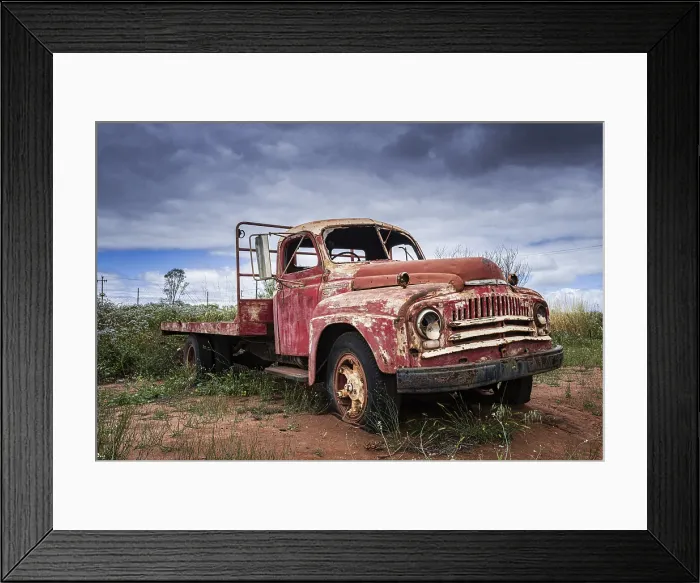 Framed Print : International 190, year of manufacture 1952 Framed Print : International 190, year of manufacture 1952