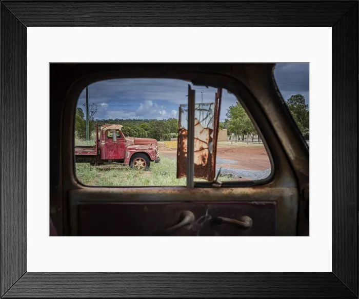 Framed Print : View of an International 190, year of manufacture 1952