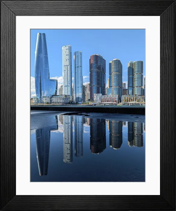 Framed Print : Sydney Skyline Central Business District Framed Print : Sydney Skyline Central Business District