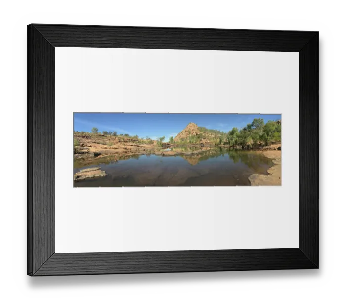 Framed Print : Panoramic landscape view of Bell Gorge Western Australia