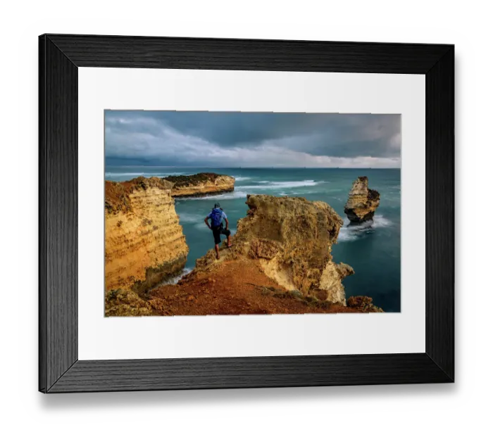 Framed Print : Sunset at Bay of Islands, Great Ocean Road, Victoria Framed Print : Sunset at Bay of Islands, Great Ocean Road, Victoria
