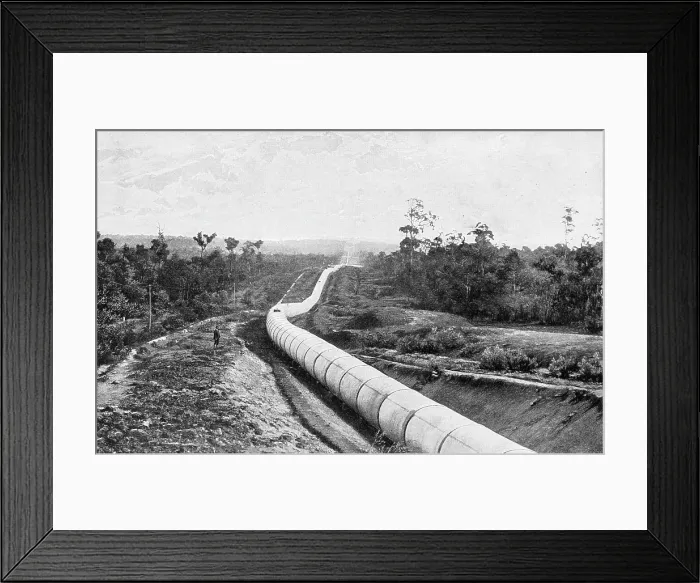 Framed Print : Sydney water supply, New South Wales