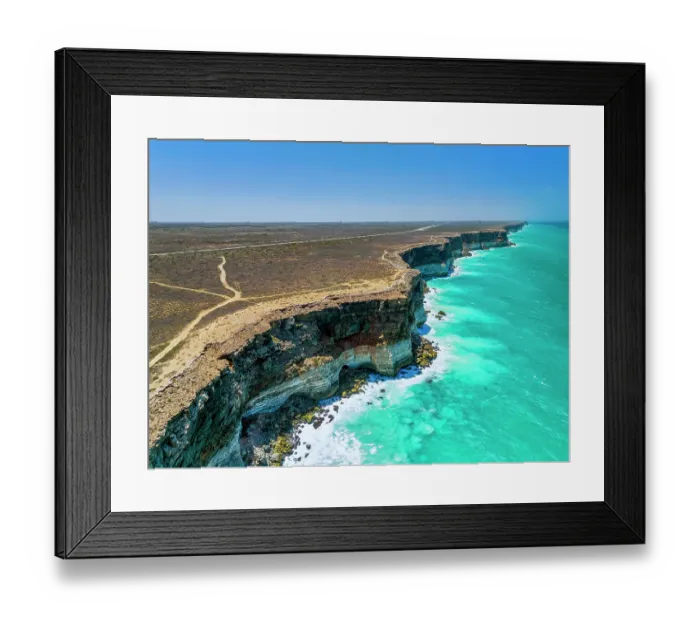 Framed Print : Great Australian Bight - Nullarbor, South Australia