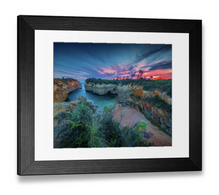 Framed Print : Lochard Gorge, Shipwreck coastline
