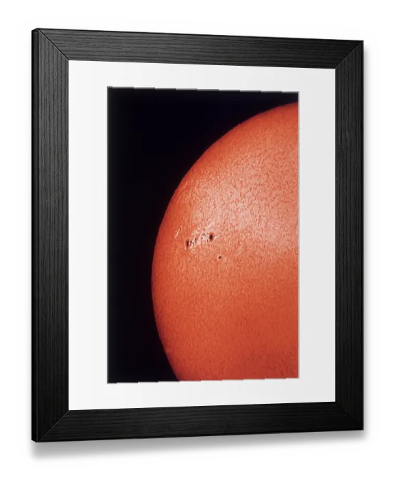 Framed Print : Sun Spots. Sunspots on the surface of the sun Framed Print : Sun Spots. Sunspots on the surface of the sun