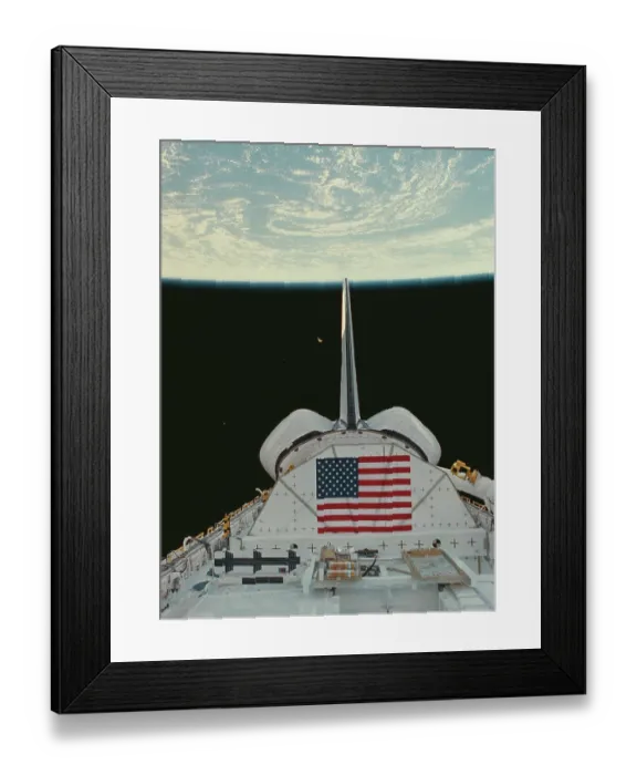 Framed Print : STS-8 - Space Shuttle Challenger