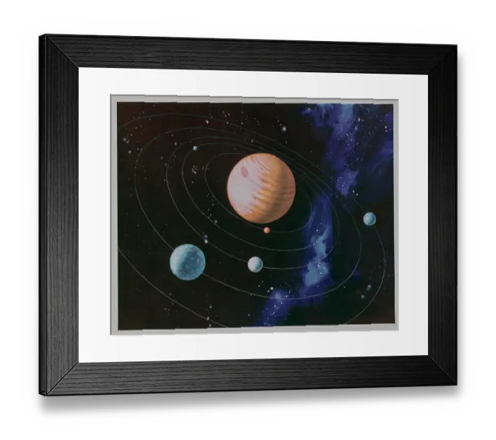 Framed Print : NASA; Planet llustration Framed Print : NASA; Planet llustration