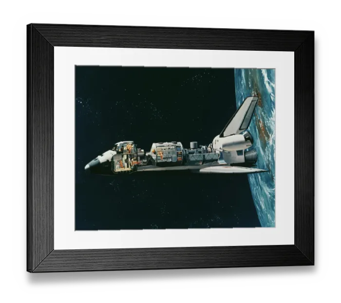 Framed Print : Spacelab Artist's Impression Framed Print : Spacelab Artist's Impression