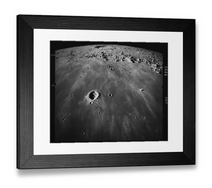 Framed Print : Lunar Crater Copernicus Framed Print : Lunar Crater Copernicus