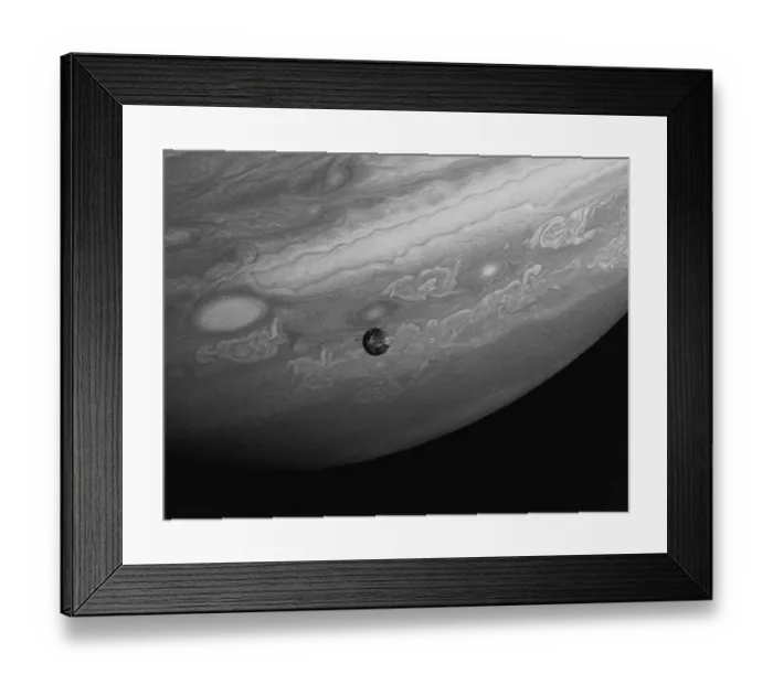 Framed Print : Io & Jupiter Framed Print : Io & Jupiter