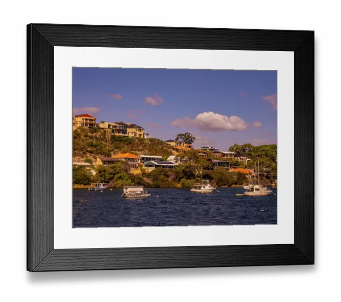 Framed Print : Swan River View, Perth, Western Australia Framed Print : Swan River View, Perth, Western Australia
