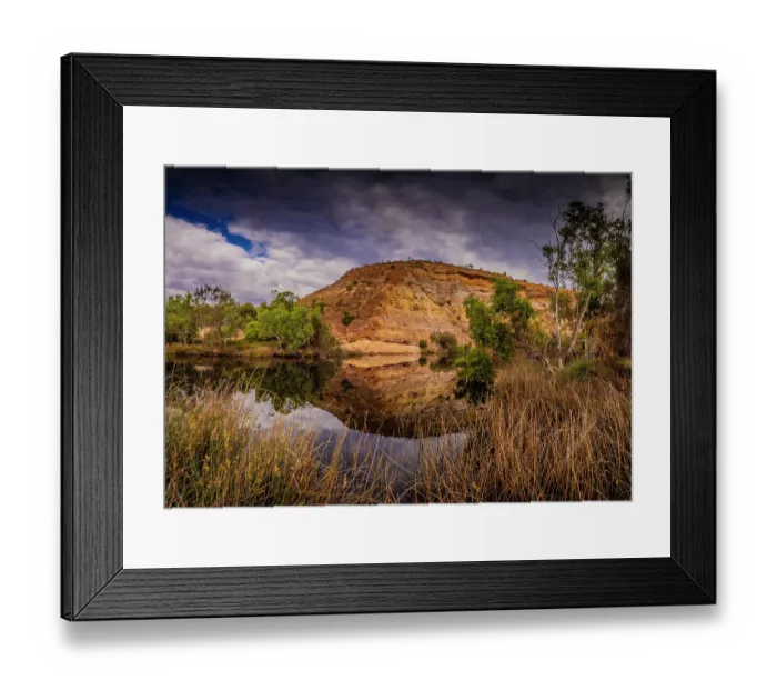 Framed Print : Ellendale Pool on the Picturesque Greenough River Framed Print : Ellendale Pool on the Picturesque Greenough River