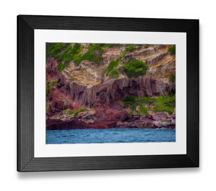 Framed Print : Coastal view on the shoreline of the Beowa National Park Framed Print : Coastal view on the shoreline of the Beowa National Park
