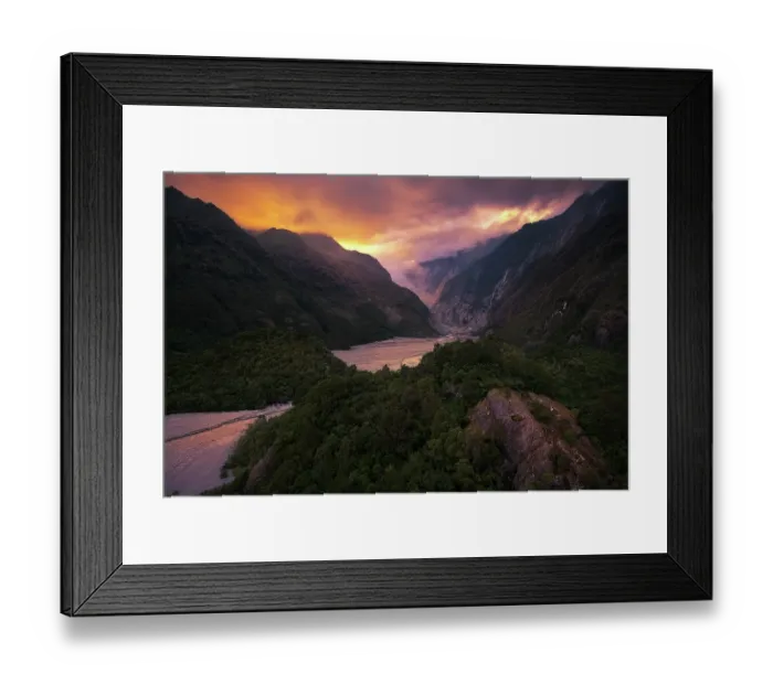 Framed Print : Franz Josef Glacier Area - New Zealand Framed Print : Franz Josef Glacier Area - New Zealand