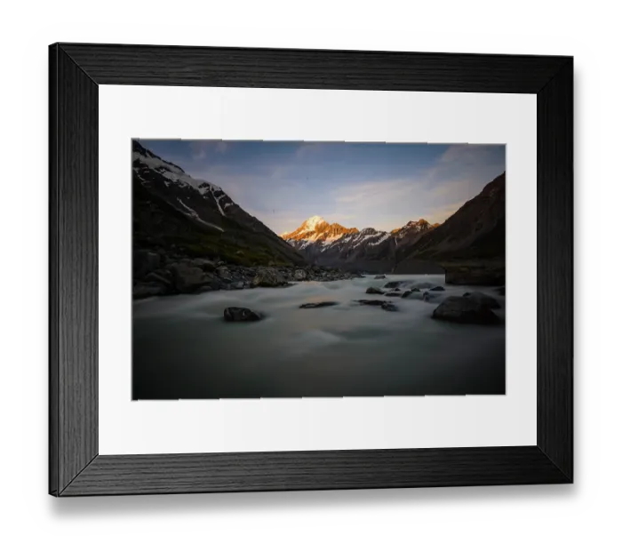 Framed Print : Mt Cook National Park - New Zealand Framed Print : Mt Cook National Park - New Zealand