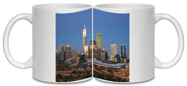 Perth Skyline at Dusk 2014