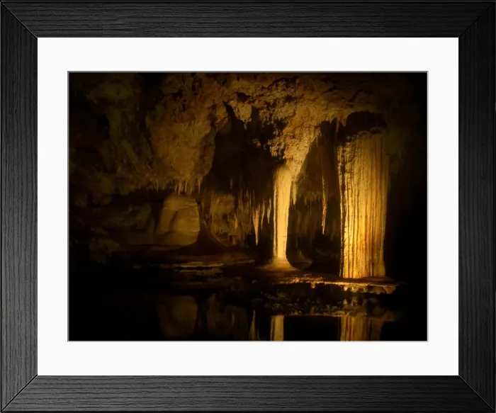 Framed Print : Cave Reflections Framed Print : Cave Reflections